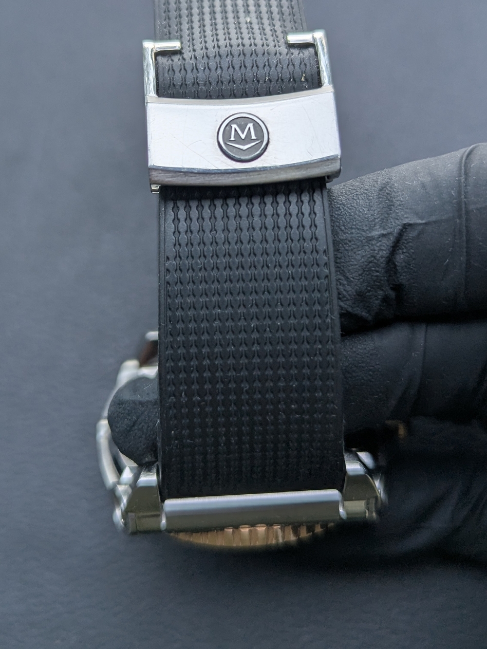 Movado Gold Watch. 18 Karat $9995 - Picture 13 of 16